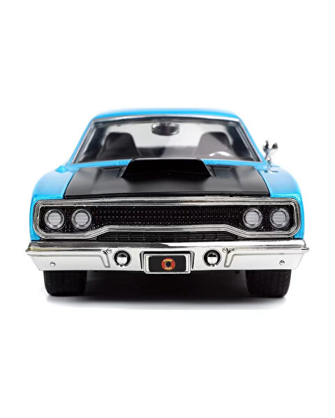 Jada Looney Tunes Roadrunner Plymouth 1970 1:24 Ölçek Araba ve Figür 7 Cm