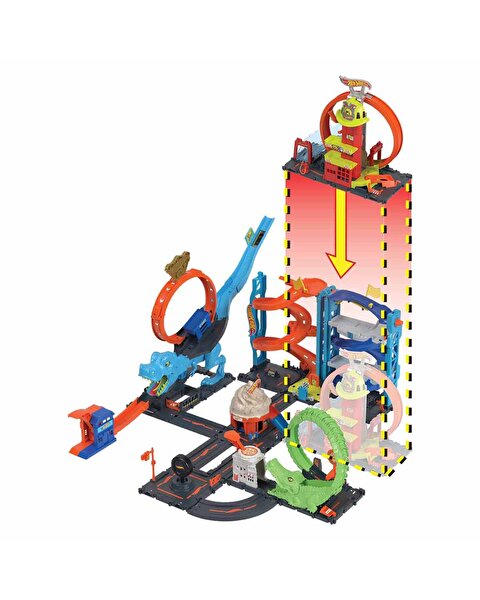Hot Wheels Çember Pistli İftaiye İstasyonu HKX41