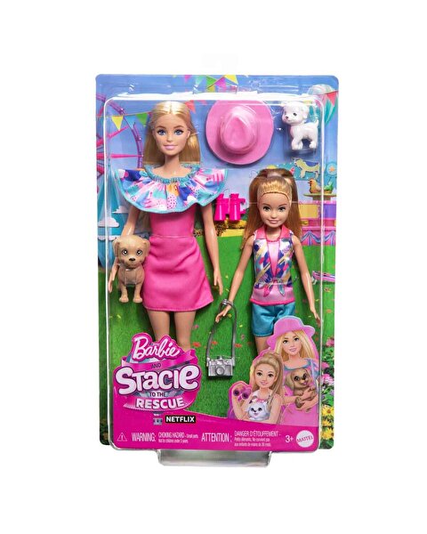 Barbie ve Stacie Kız Kardeşler 2'li Paket HRM09