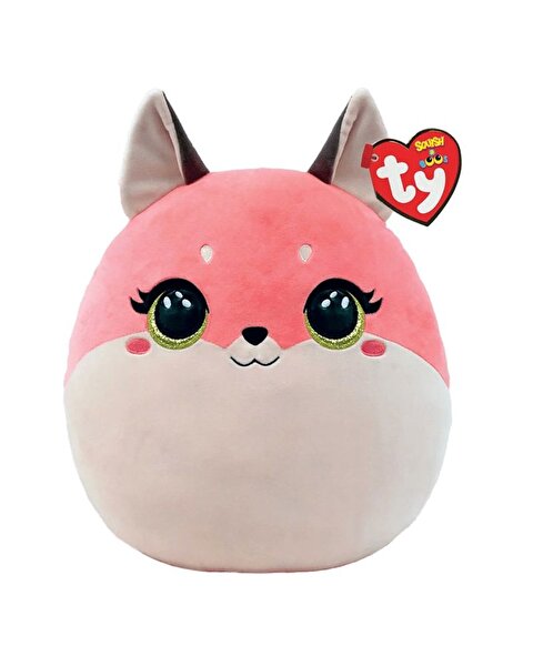 TY Roxie Pembe Fox Squishy 25 Cm