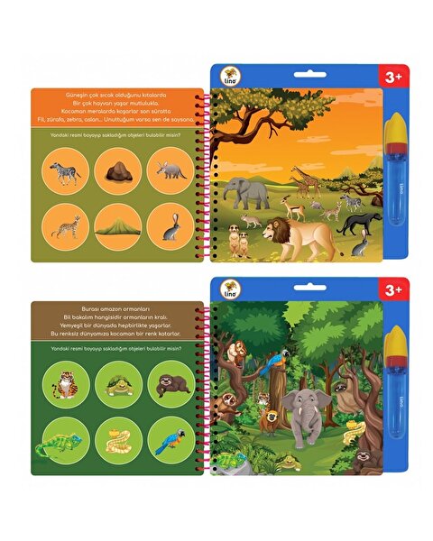 Aqua Magic Sihirli Boyama Kitabı Hayvanlar