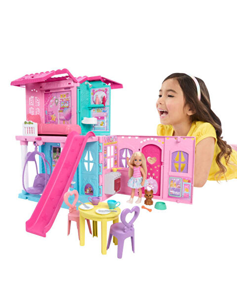 Barbie Chelsea Açılır Bebek Evi JFW49