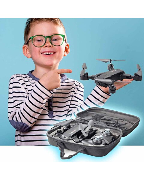 Foldable Drone Işıklı USB Şarjlı Kameralı Uzaktan Kumandalı Drone