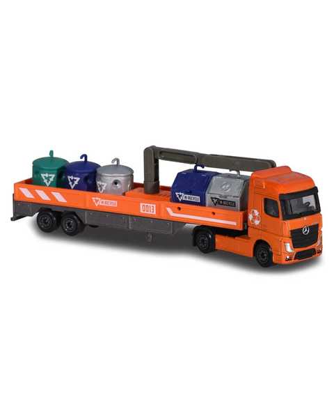 Majorette Transporter Serisi Mercedes Benz Actros Turuncu
