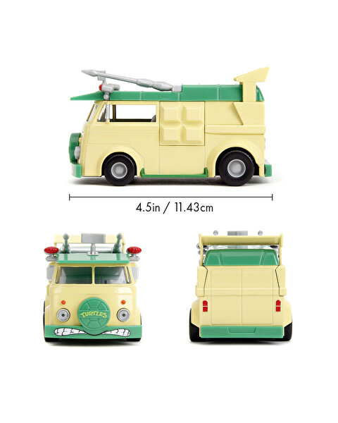 Jada 1:32 Ölçekli Araba Turtles Karavan