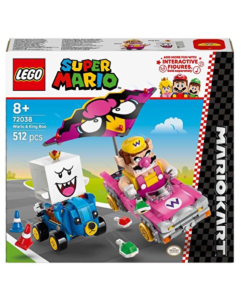 LEGO Super Mario: Mario Kart Wario ve King Boo 72038