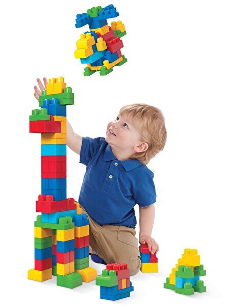 Mega Bloks First Builders 80'li Blok Torbaları Mavi DCH63