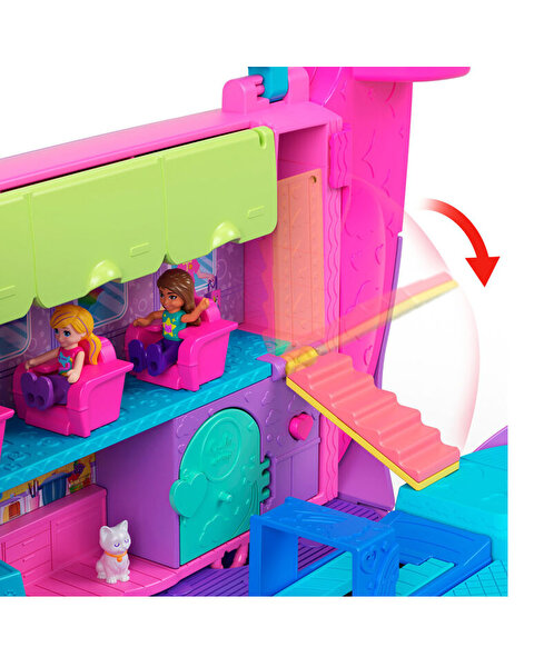 Polly Pocket Minik Kedi Hava Yolları Oyun Seti HWP19