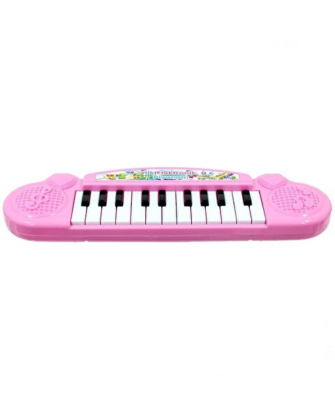 Pilli Mini Piyano 22 Tuşlu Org Pembe