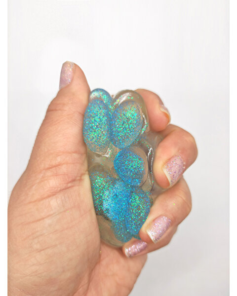 Işıklı Şeffaf Pati Squishy