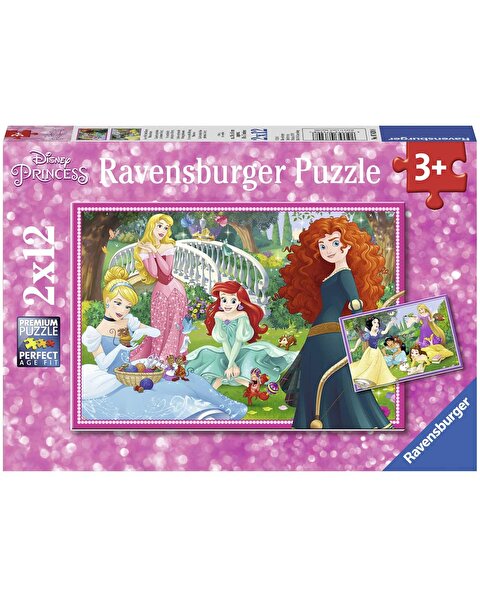 Ravensburger 2x12 Parça Puzzle Disney Prenseslerin Dünyası