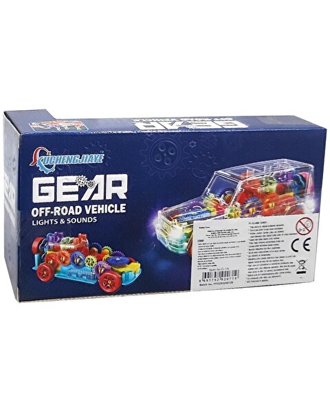 Off Road Işıklı Sesli Araba C-1A Kırmızı