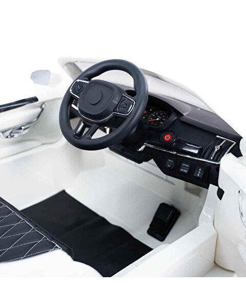 Dolu Grandex Uzaktan Kumandalı 12 Volt Beyaz Akülü Araba