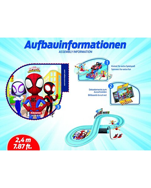 Carrera First Spidey Örümcek Zamanı Yarış Pisti Seti