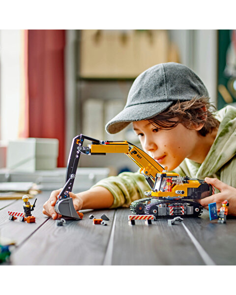 LEGO City Sarı İnşaat Ekskavatörü 60420