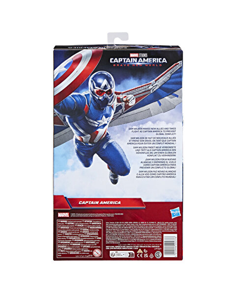 Marvel Studios Titan Hero Serisi Deluxe Captain America 30 Cm