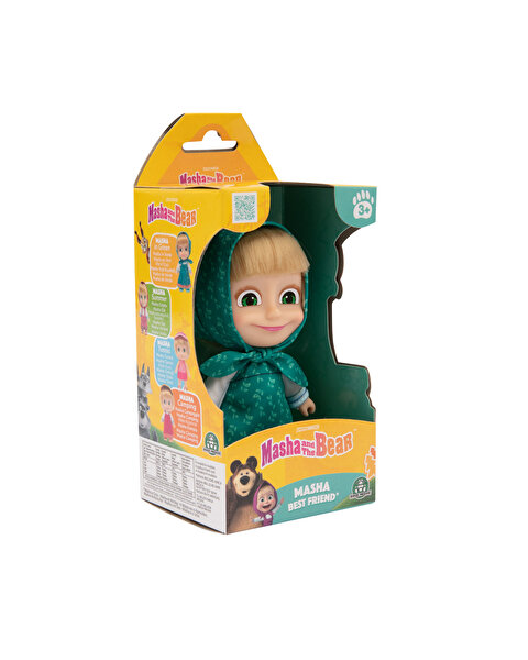 Masha & Koca Ayı S3 Masha 12 Cm Yeşil Elbiseli