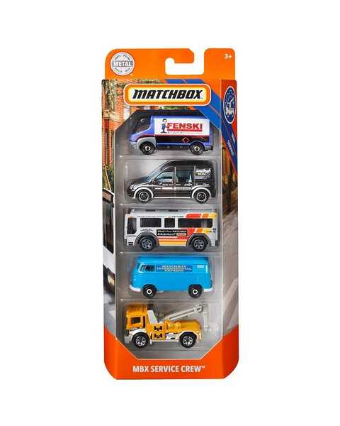 Matchbox Beşli Araba Seti MBX Service Crew GBJ69