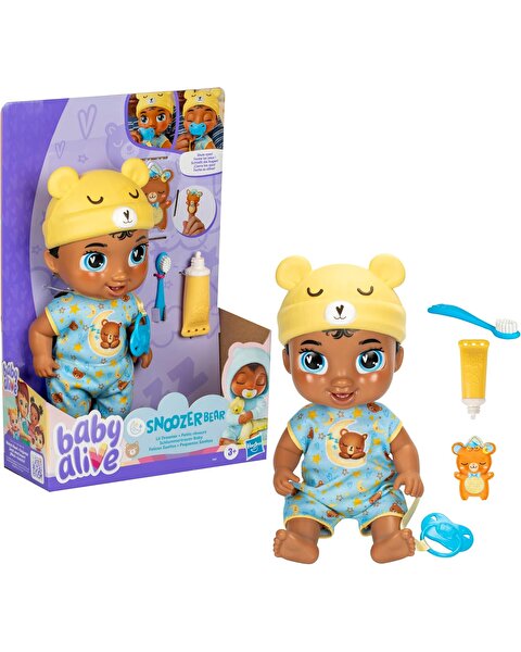 Baby Alive Lil Dreamer Snoozer Bear Sleepy Bebek F9967