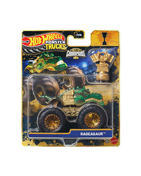 Hot Wheels Monster Trucks Arabalar Bigfoot Trophy Şampiyonları Rageasaur JMV72