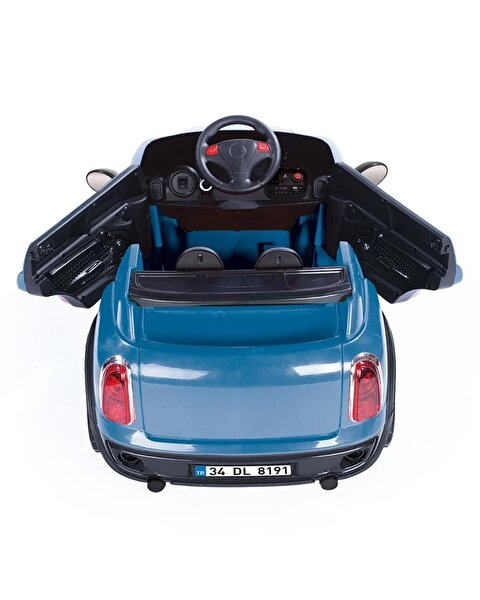 Dolu Oyuncak Ride On Kumandalı 12 Volt Akülü Araba Mavi