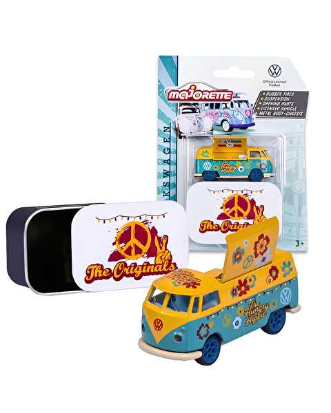 Majorette Vw The Originals Deluxe Cars Volkswagen T1 Sarı Yeşil