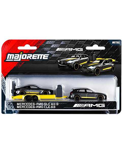 Majorette Mercedes-AMG Deluxe Treyler Serisi Mercedes-AMG G 63 / Mercedes-AMG GT 63