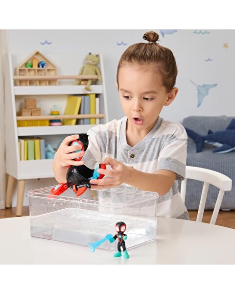 Spidey ve Arkadaşları Su Ağı Figür Oyun Seti Spin Dolphin G1465