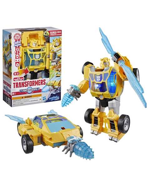 Transformers Cyberworld Power Spark Bumblebee Işıklı ve Sesli Dönüşen Robot G2451