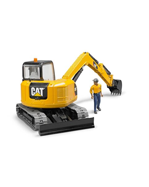 Bruder Cat Mini Ekskavatör ve İnşaat İşçisi