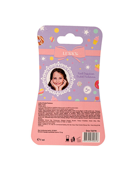 Lukky Şeker Aromalı Pembe Dudak Parlatıcısı
