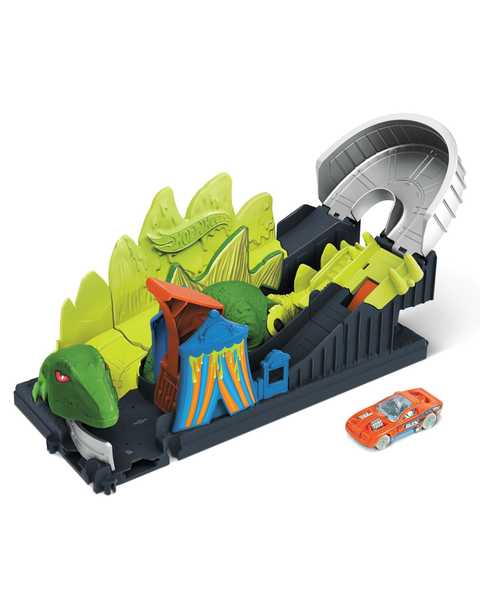 Hot Wheels Şehirde Yaratık Macerası Oyun Seti Serisi Dinozor Saldırısı GTT68
