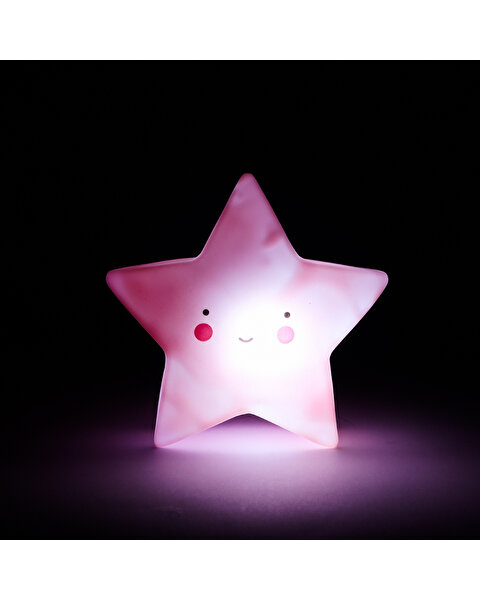 MyStyle Gece Lambaları Pembe Renkli Oda Işığı Yıldız