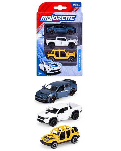 Majorette Showroom Serisi 3'lü Araç Seti