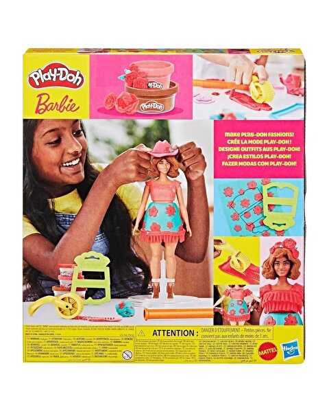 Play Doh Barbie Çiçekli ve Püsküllü Seti G1360