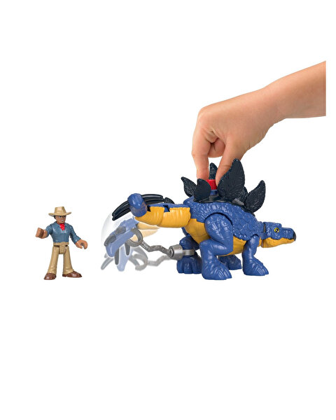 Imaginext Jurassic World Araçlar Stegosaurus ve Dr. Grant GVV64