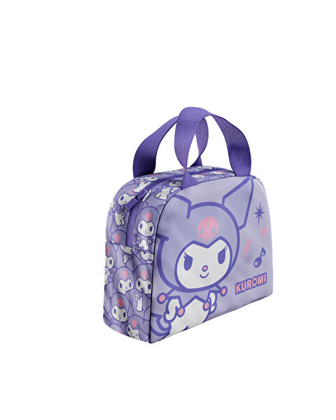 Kuromi Desenli Termal Beslenme Çantası Lila