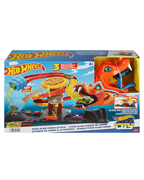 Hot Wheels Pizza Dükkanında Kobra Macerası Oyun Seti HTN81