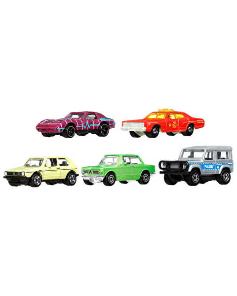 Matchbox Beşli Araba Seti Retro II JBX26