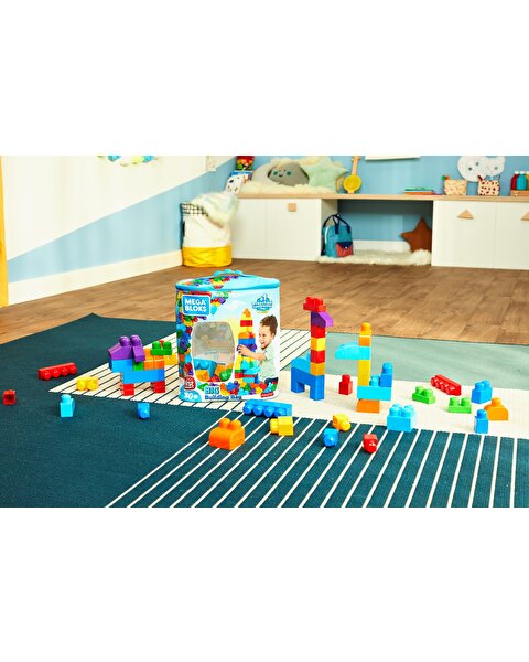 Mega Bloks First Builders 80'li Blok Torbaları Mavi DCH63