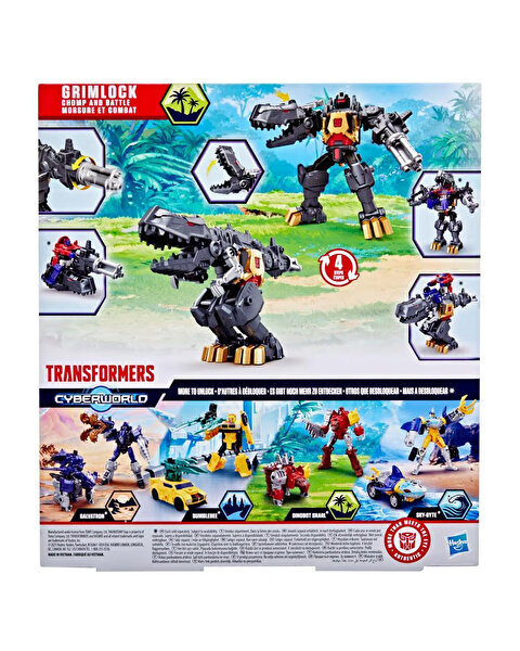 Transformers Cyberworld Grimlock Chomp Dönüşen Aksiyon Figürü