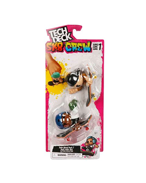 Tech Deck SK8 Crew Figürlü Parmak Kaykayı 2’li Set 2