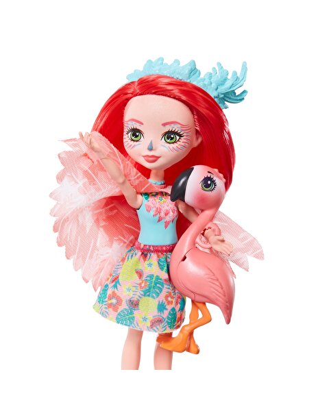 Enchantimals Popüler Karakter Bebekler Flamingo Bebek ve Slash GFN42