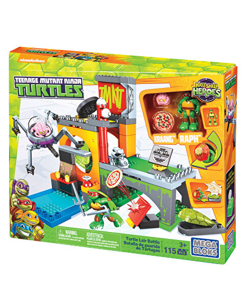 Mega Bloks TMNT Gizli Yeraltı Barınağı Oyun Seti 115 Parça