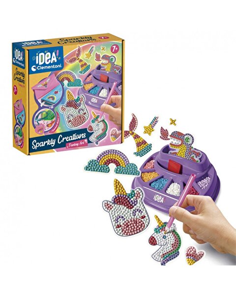 Clementoni Idea Işıltılı Tasarım Seti Fantastik Sanat Seti