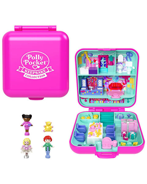 Polly Pocket Mattel'in 80. Yıl Dönümü Hatıra Koleksiyonu Oyun Seti JGK22