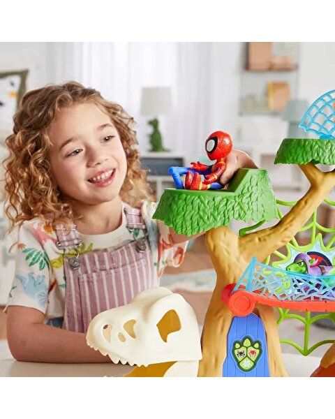 Spidey and His Amazing Friends Marvel Spider-Man Dino Webs Treehouse F9477