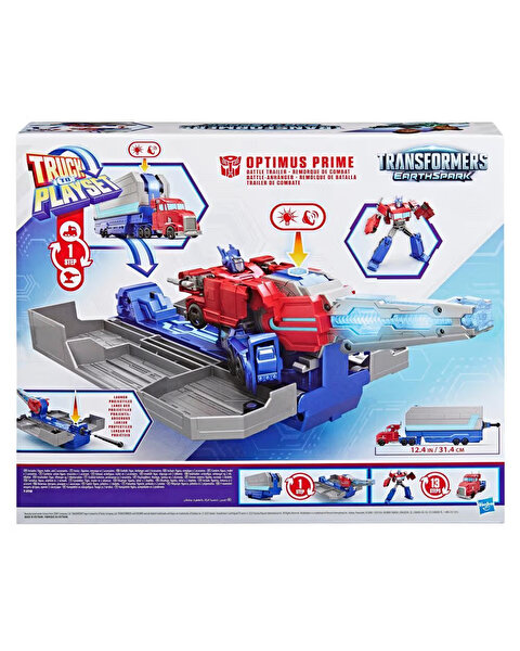 Transformers EarthSpark Optimus Prime Battle Oyun Seti