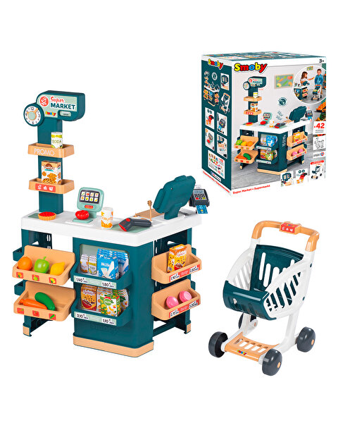 Smoby Alışveriş Arabalı Süpermarket