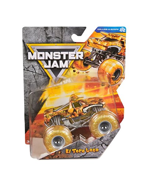 Monster Jam 1:64 El Toro Loco Sarı Boynuzlu